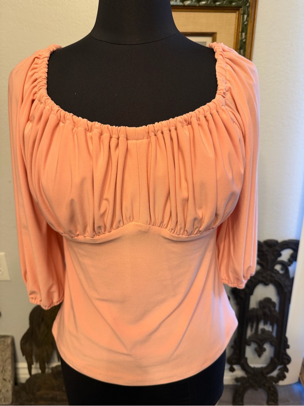Vixen by Micheline Pitt Vacation Top Sz Large